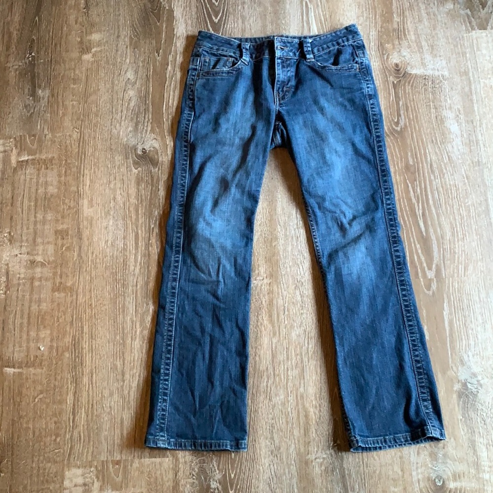 Calvin Klein Womens Denim Lean Boot Cut Jeans